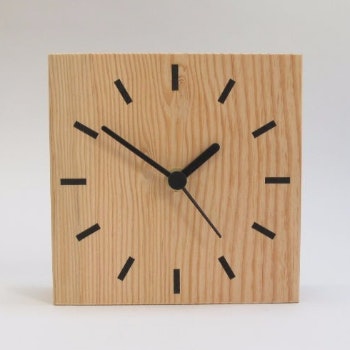 Secondary/Line - Desk Clock by David Weatherhead