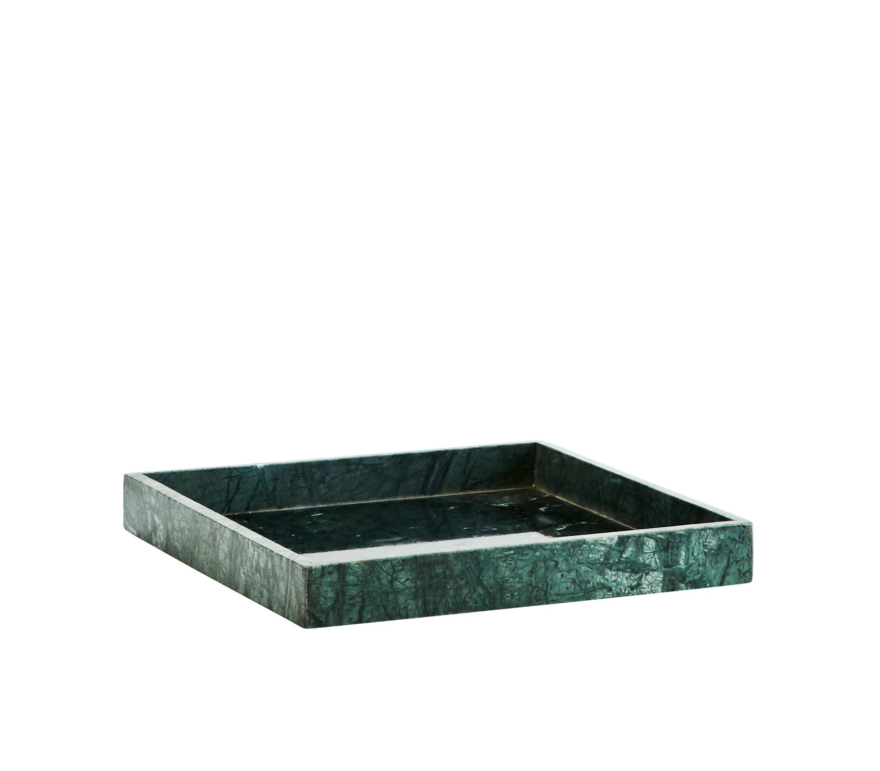 Square Green Marble Tray by Madam Stoltz
