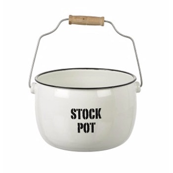 Enamel Stock Pot by