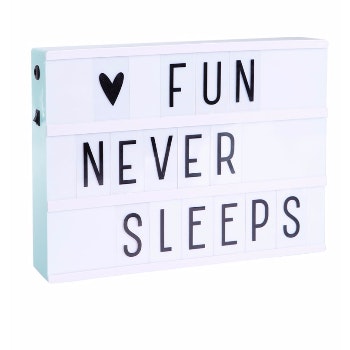 A4 Mint Lightbox by A Little Lovely Company