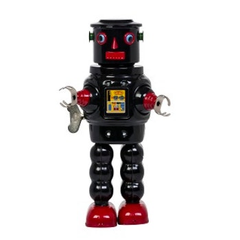 Black Tin Robot Collectible Toy by