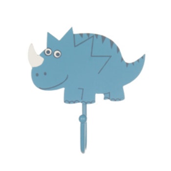Blue Dinosaur Single Hook by