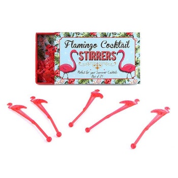 Flamingo Drink Stirrers by