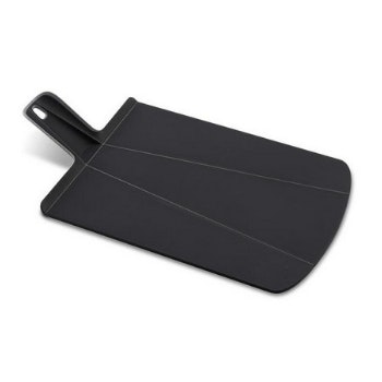Chop2Pot Large Chopping Board - Black by Joseph Joseph