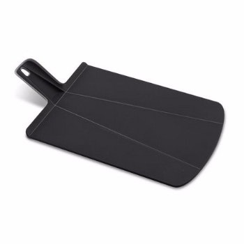 Large Black Chop2Pot Chopping Board by Joseph Joseph