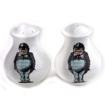 Tweedledee & Tweedledum Salt & Pepper by
