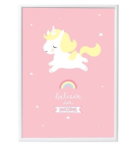 Unicorn Poster by A Little Lovely Company