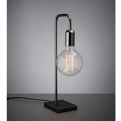 Black Tubular Lamp by