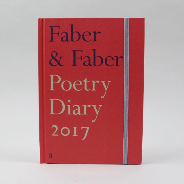 Red Coral 2017 Poetry Diary by Faber & Faber