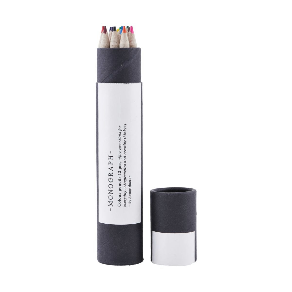 Colouring Pencils Cardboard Tube by Monograph