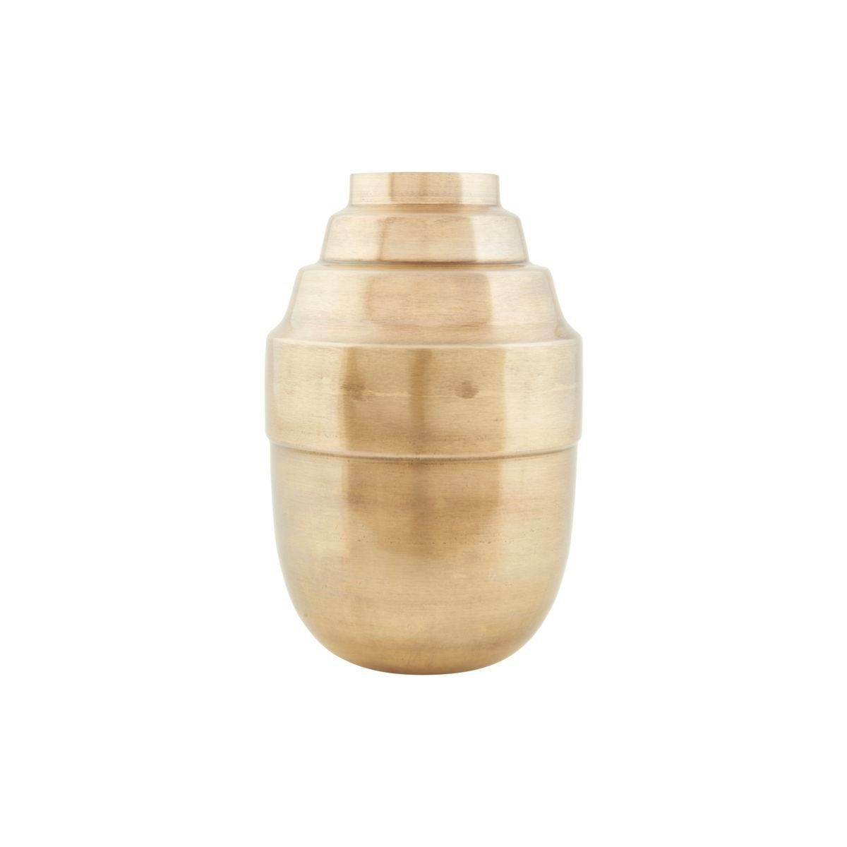 Brass Pyramid Vase by