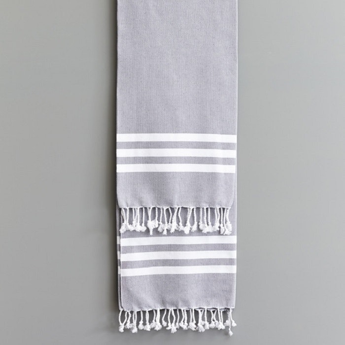 Smoke Grey Esra Hammam Havlu Towel by Hammam Havlu
