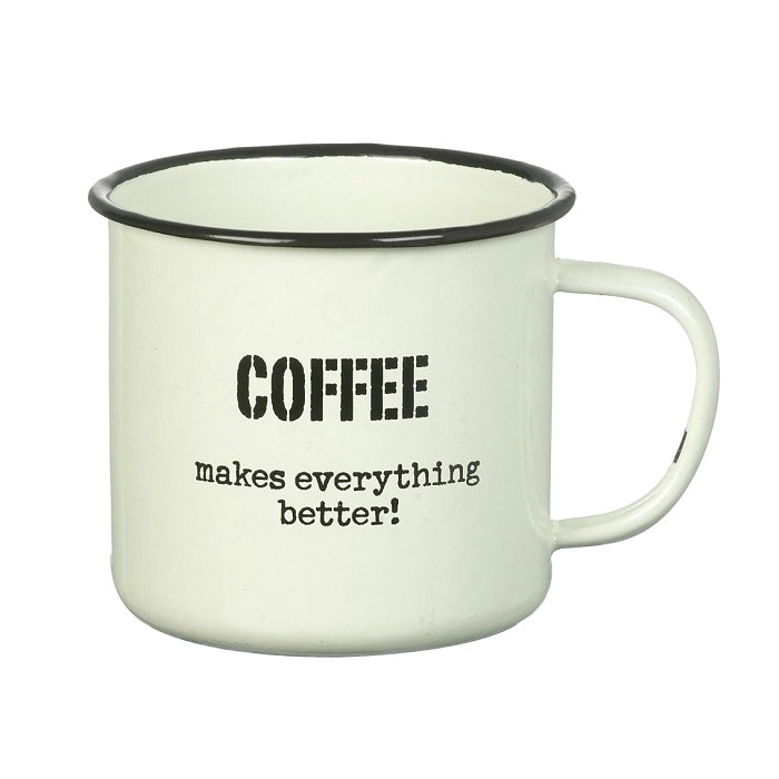 Coffee Enamel Mug by Parlane