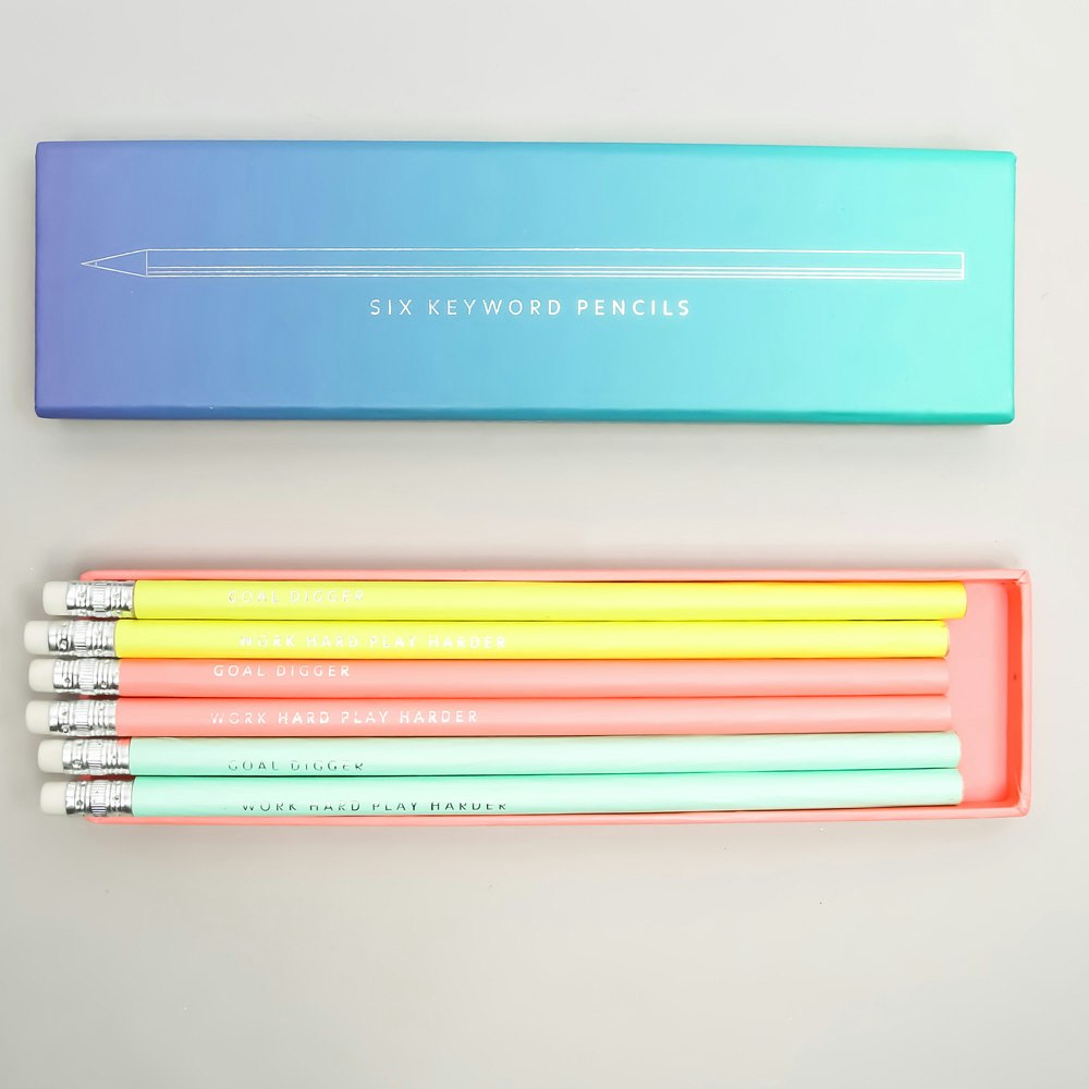 Sweet & Sour Neon Pencils by