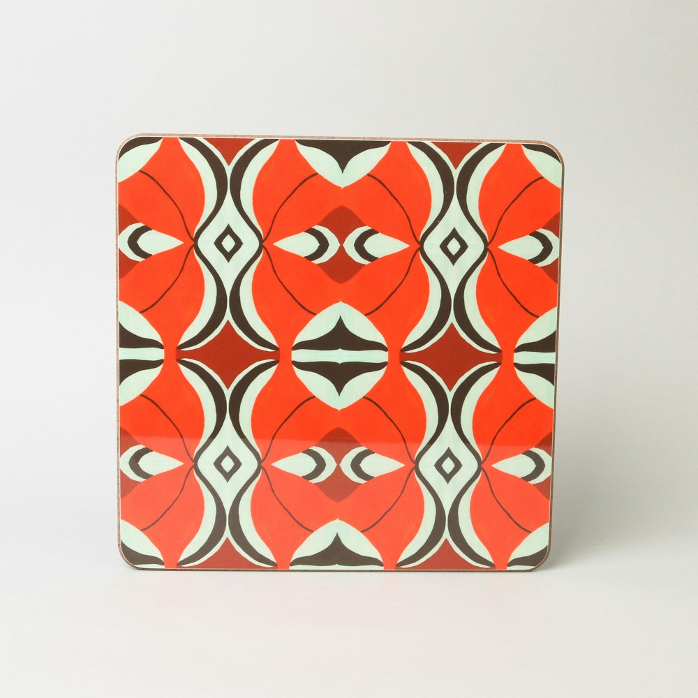 Red Karma Butterfly Place Mat by