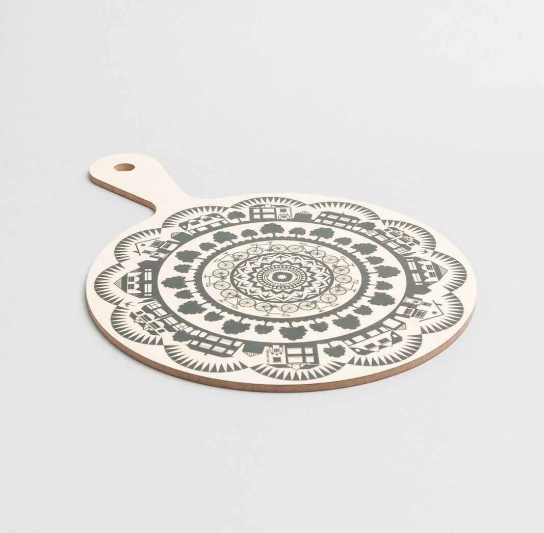 Patterned Chopping Board by