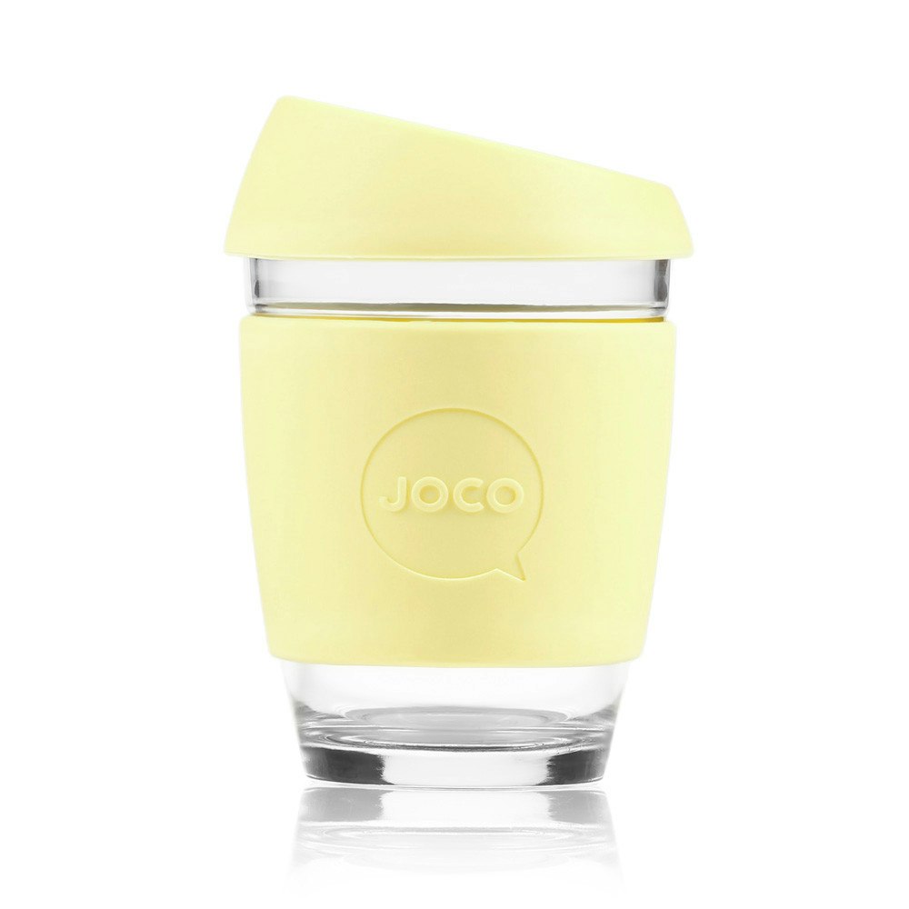 Custard 8oz Joco Glass Coffee Cup by JOCO