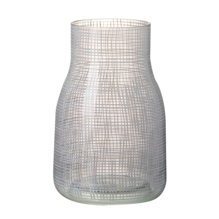 Grey Etch Candle Holder or Vase by Parlane