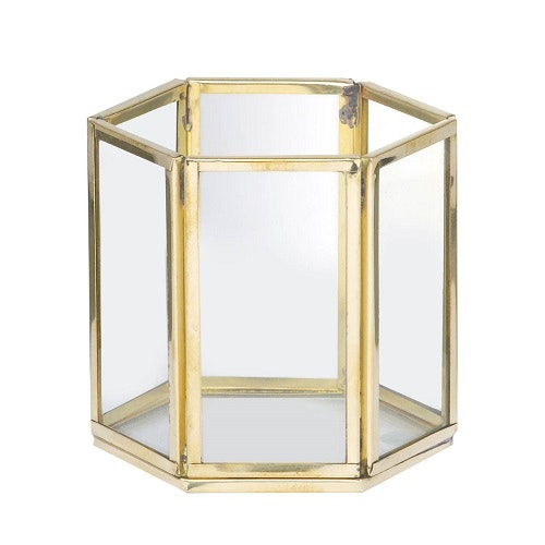Cecily Hexagon Tealight Holder : Large by