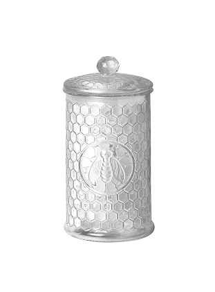 Honeycomb Glass Jar Large by