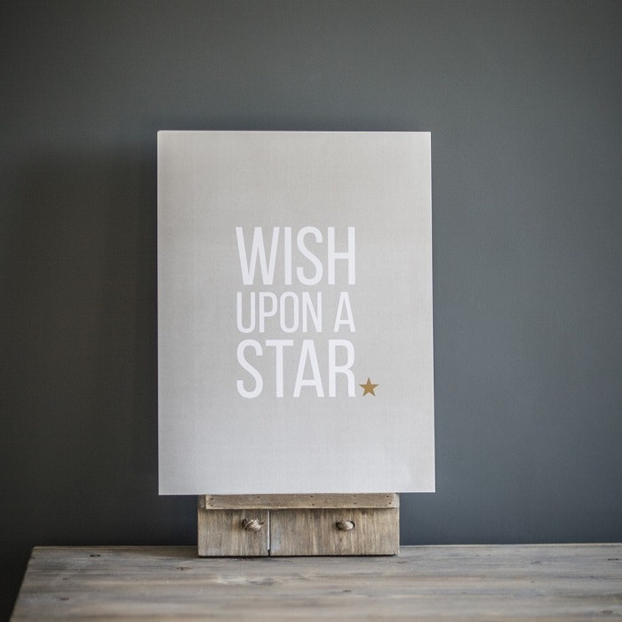 Large ‘Wish Upon A Star’ Print by Tutti & Co