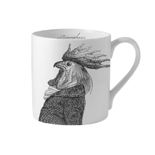 Fine Bone China Cockerel Metamorphosis Mug by