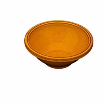 Yellow 16cm Diameter Cereal bowl by Collectively Artisan