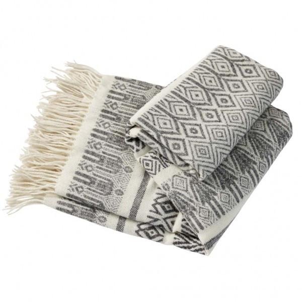 Grey Wool Throw Man Wife by Klippan