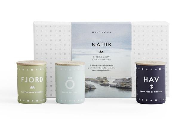 Mini Gift Pack X 3 Natur Scented Candle by Skandinavisk