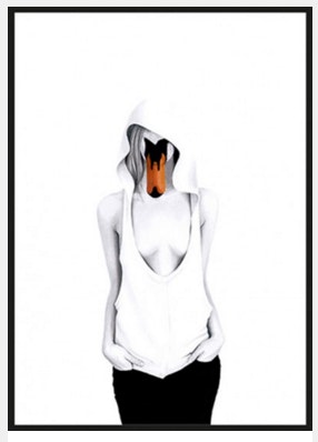 Swan Lady Print by Sanna Wieslander
