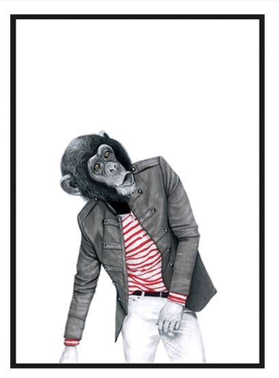 Monkey Business Print by Sanna Wieslander