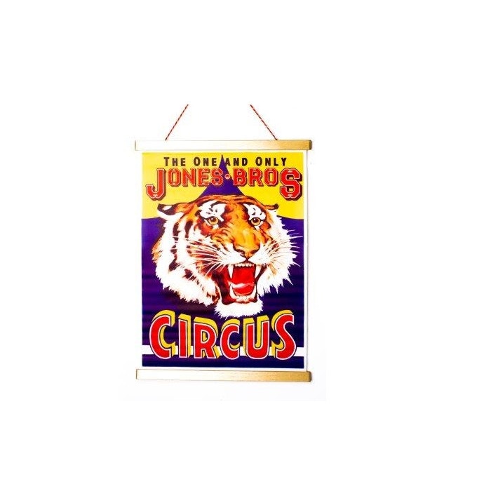 Carnival Circus Roaring Tiger Print by Temerity Jones