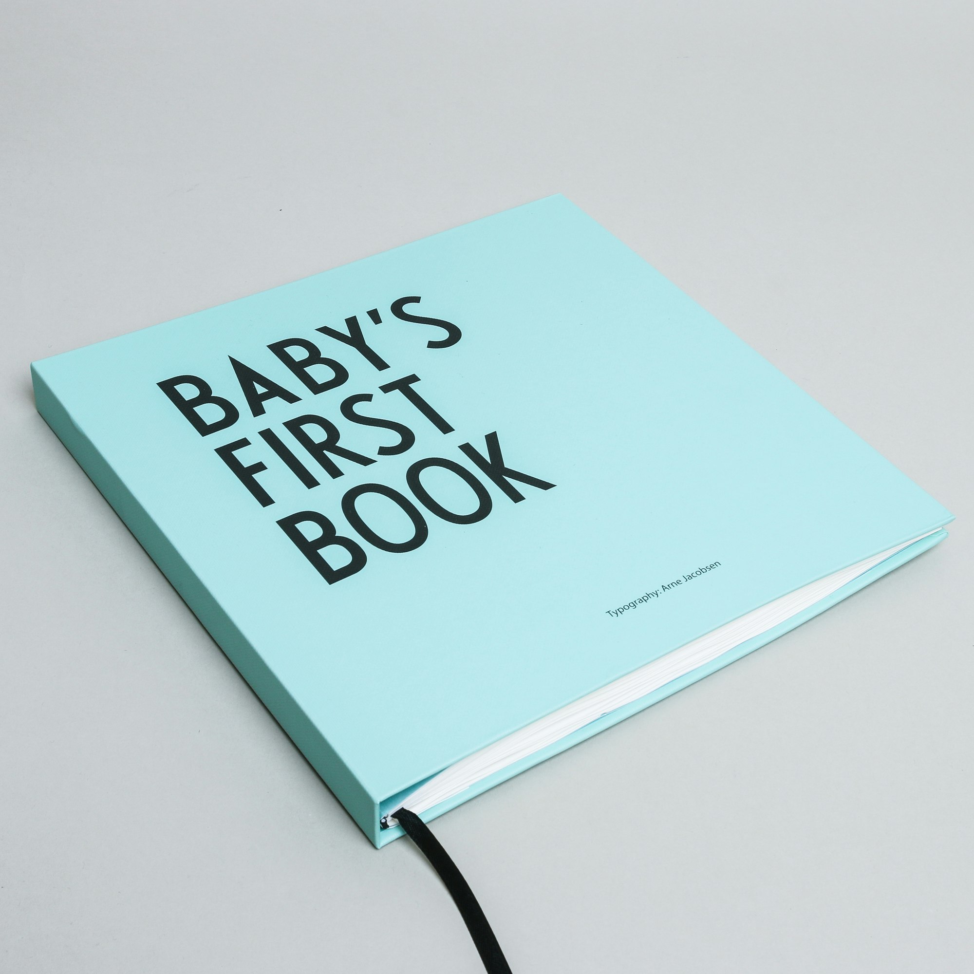 Blue Babys First Book by Design Letters