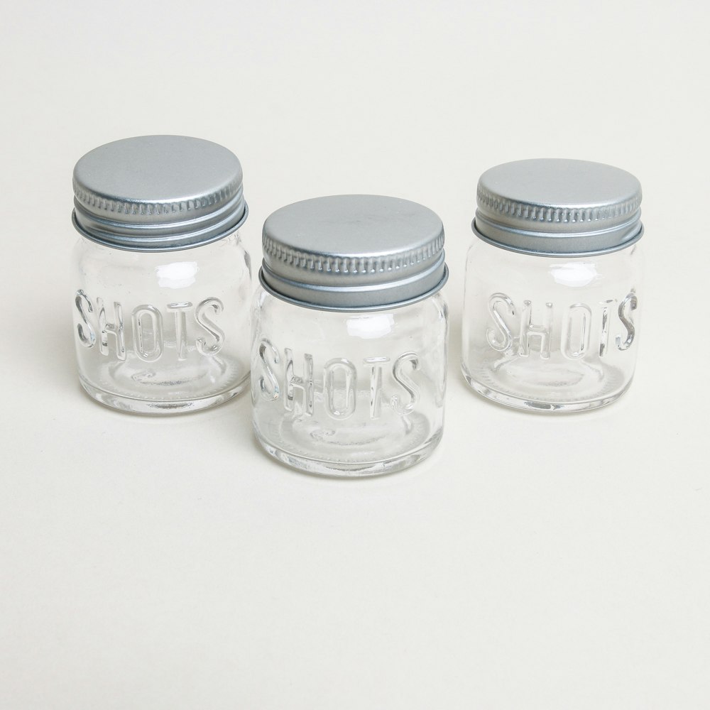 Glass Jar Shot Glasses by Parlane