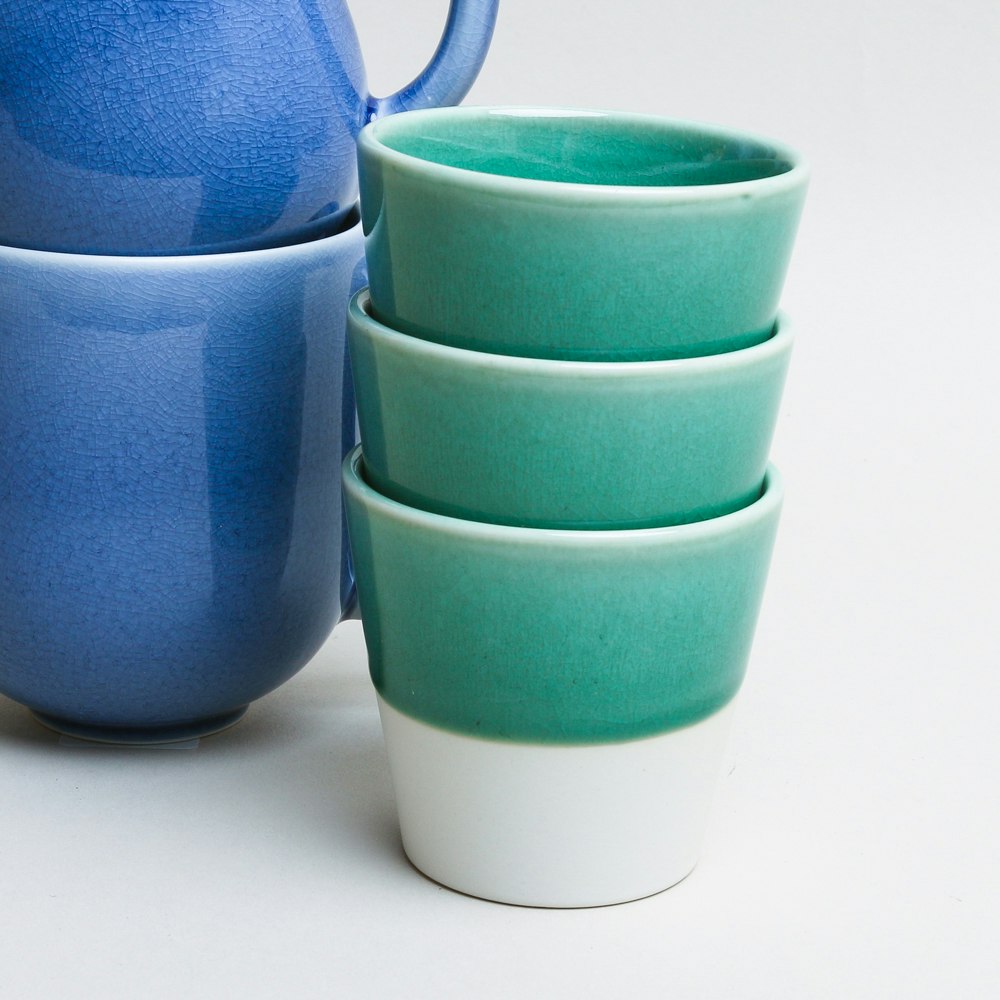 Jars Ceramites Maguelone Green Emeraude Tumbler by