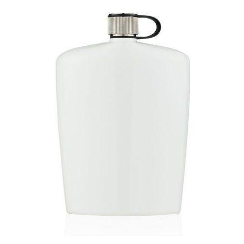 16 Cl 5 5 Oz White Hip Flask by Nuance