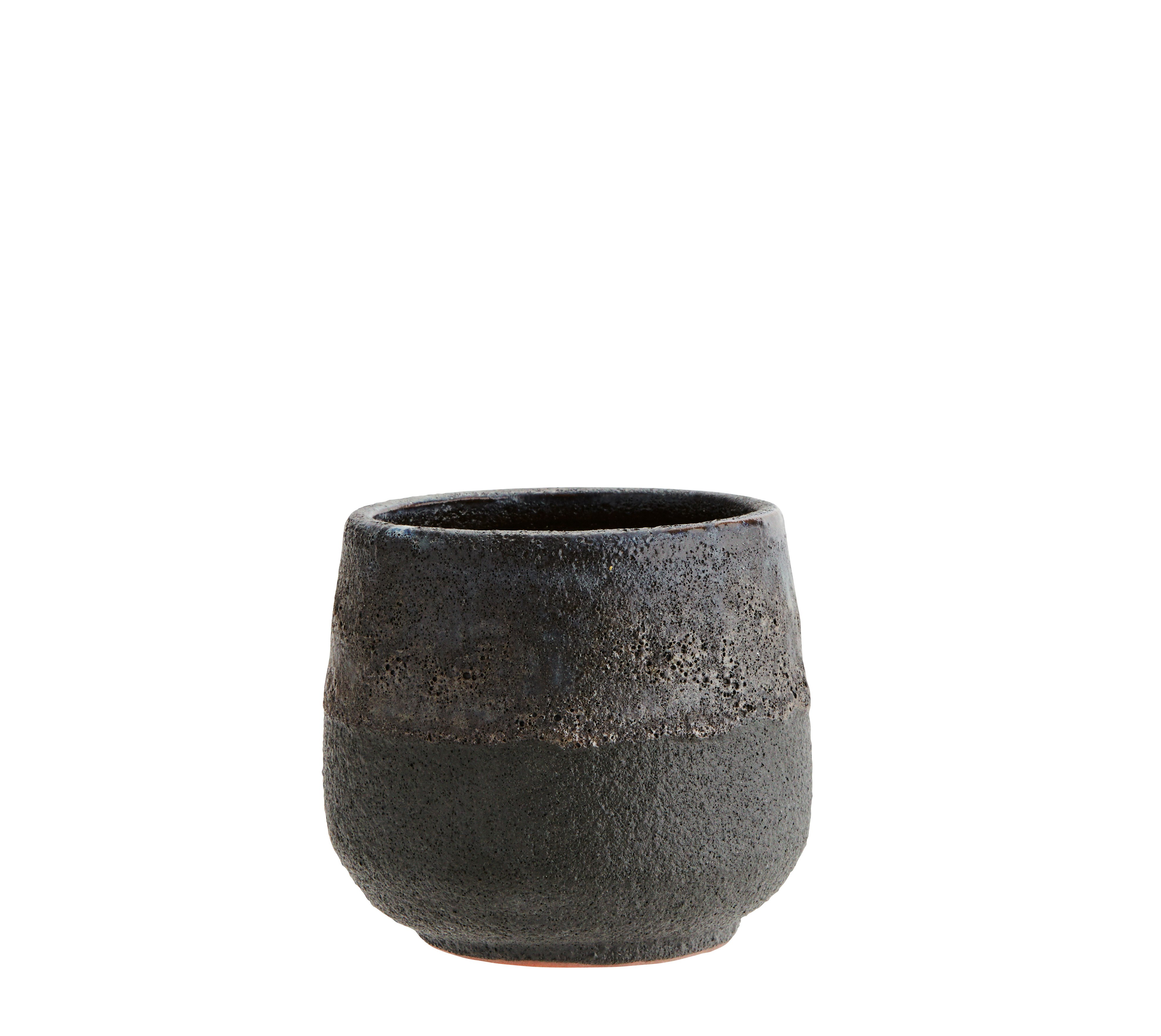 Black Terracotta Pot by Madam Stoltz