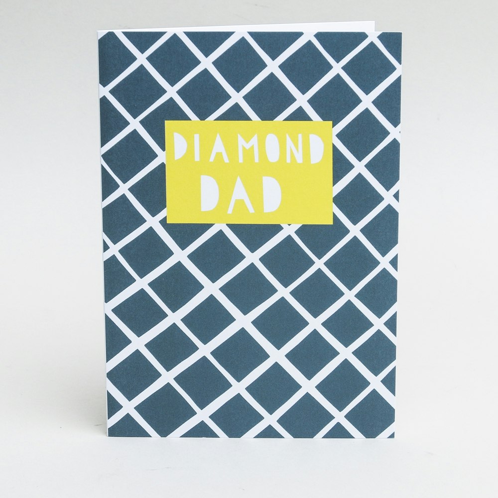 Fathers Day Card Diamond Dad by
