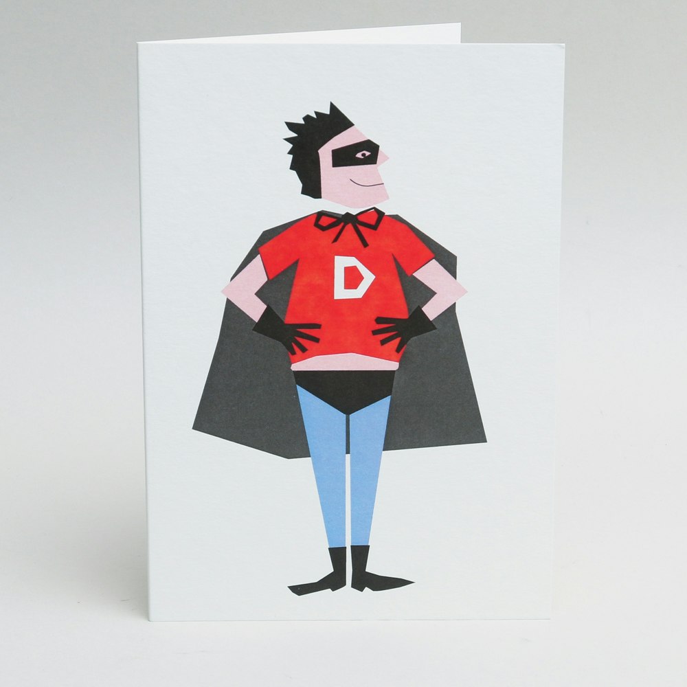 Fathers Day Card Super Dad by