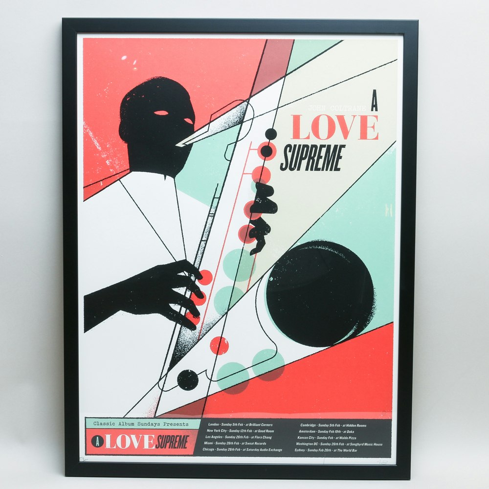 Classic Album Sunday Session John Coltrane Print by