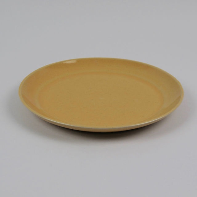 Yellow Hand Thrown Stoneware Small Plate by