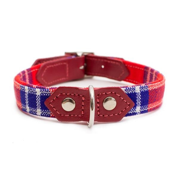 Large Shuka Red Dog Collar by Hiro + Wolf