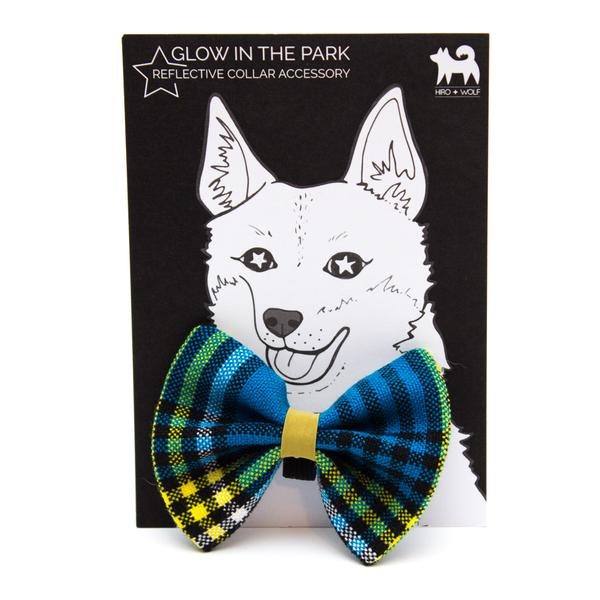 Shuka Blue Dog Bow Tie by Hiro + Wolf