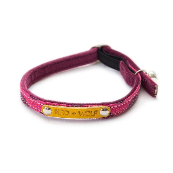 Saturn Shweshwe Cat Collar by Hiro + Wolf