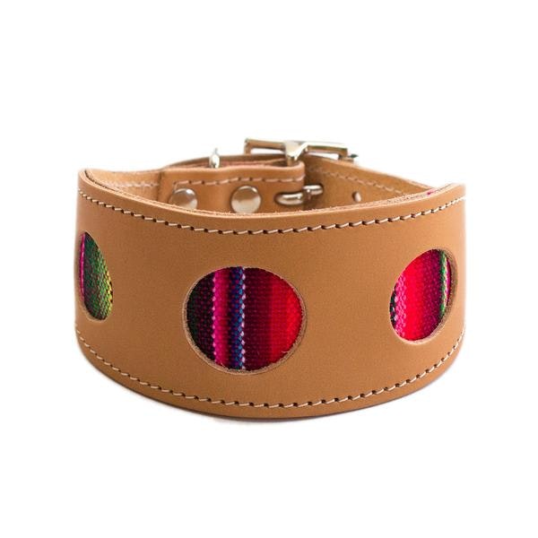 Inca Pink Hound Collar by Hiro + Wolf