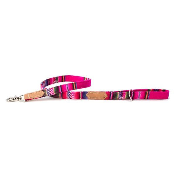 Inca Pink Classic Dog Lead by Hiro + Wolf