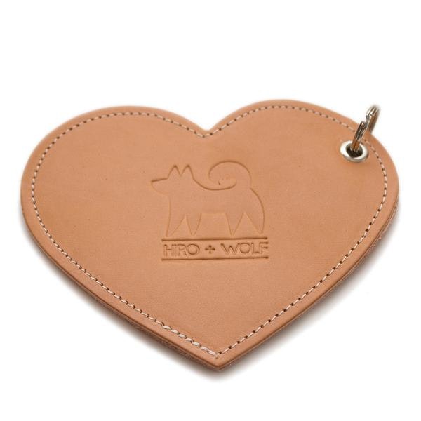 Impala Tan Heart Poo Pouch by Hiro + Wolf