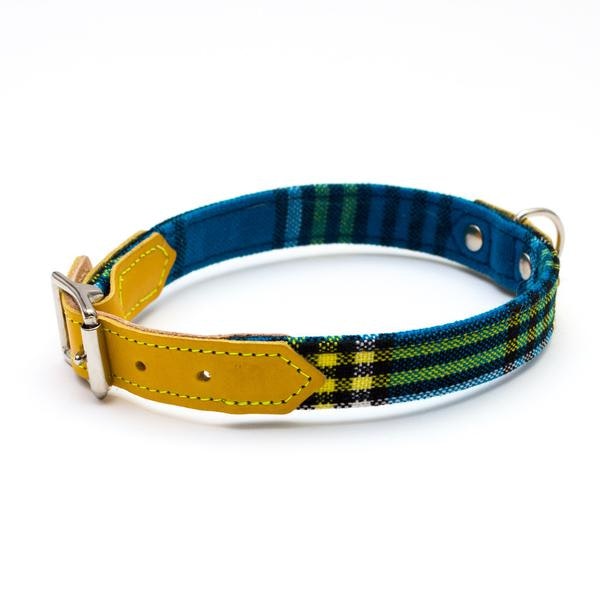XS Botanical Shuka Blue Cafe Dog Lead by Hiro + Wolf