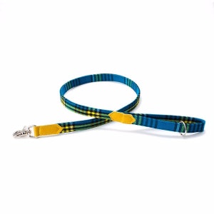 XS Blue Botanical Shuka Dog Lead by Hiro + Wolf