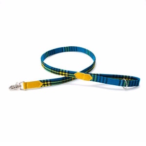 Small Blue Botanical Shuka Cafe Dog Lead by Hiro + Wolf